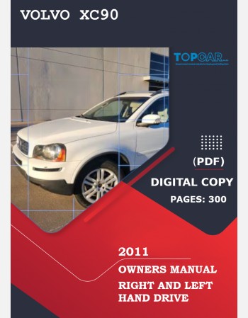 2011 volvo xc90 owners manual lhd&rhd